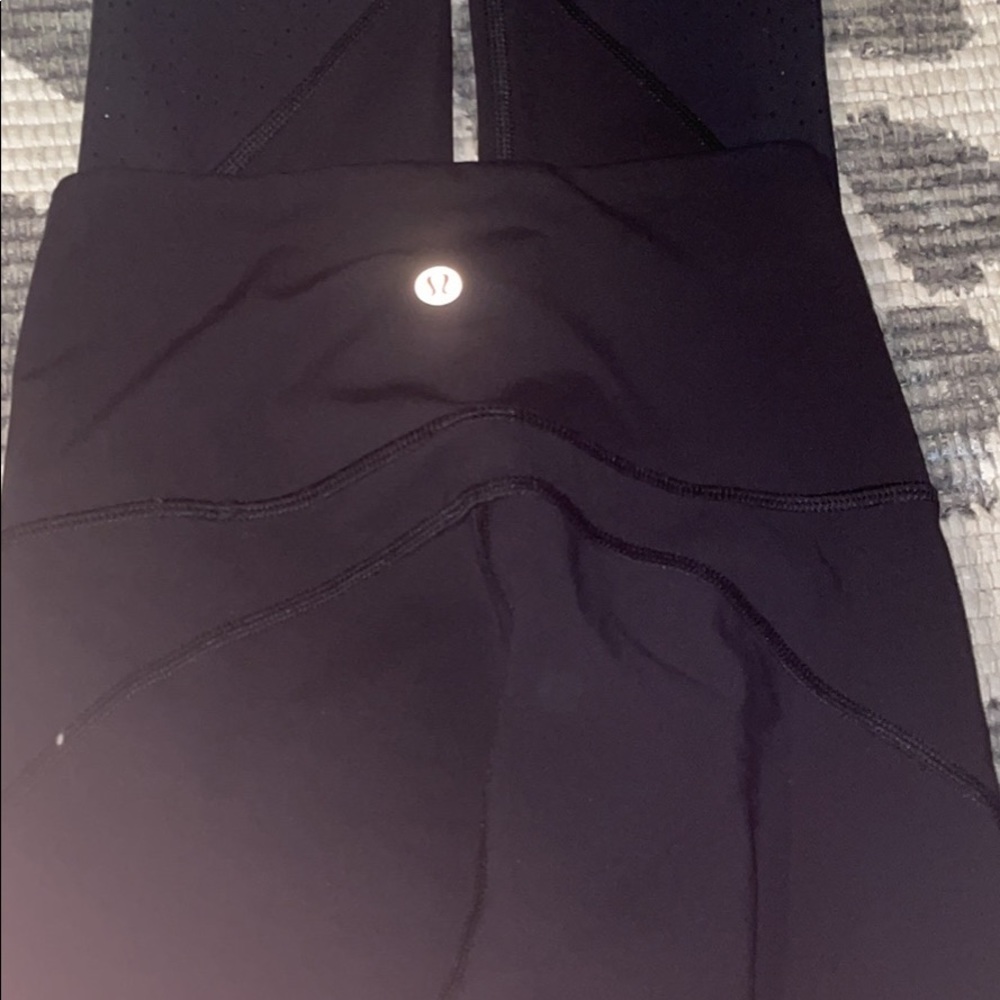 Luluemon black leggings size 0